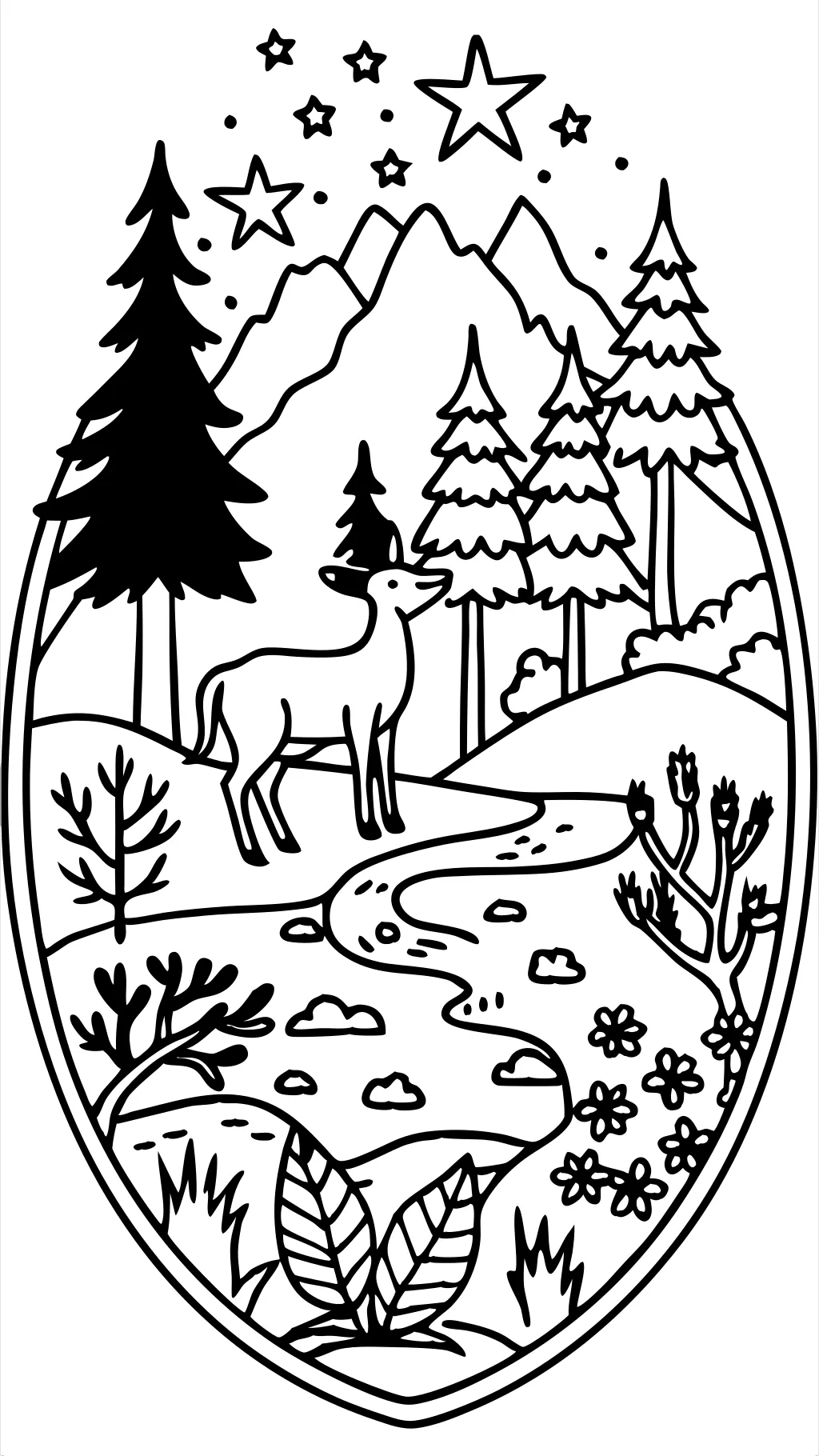 nature adult coloring pages